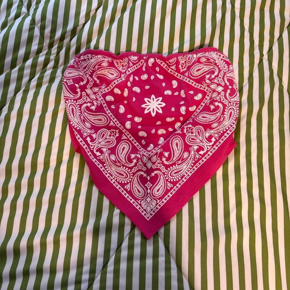 Hot Pink Bandana Top